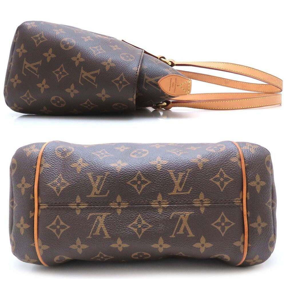LOUIS VUITTON Authentic Brown Monogram Tote Bag - Picture 2 of 9